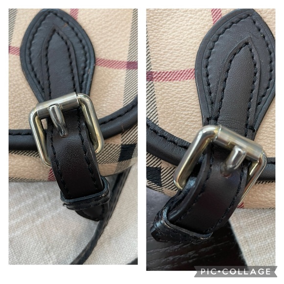 💯 authentic Burberry Haymarket crossbody - Picture 11 of 15